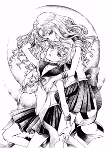 Page 128 of sailor moon art compilation - preview thumbnail