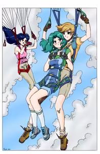 Page 249 of sailor moon art compilation - preview thumbnail