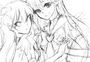 Page 285 of sailor moon art compilation - preview thumbnail