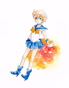 Page 30 of sailor moon art compilation - preview thumbnail