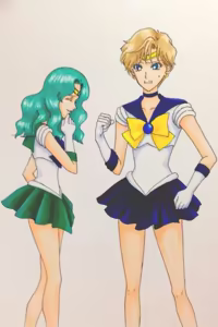 Page 370 of sailor moon art compilation - preview thumbnail