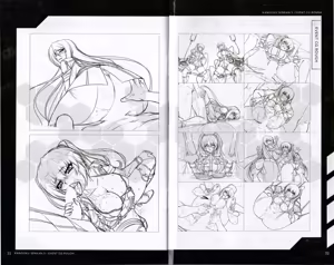 Page 17 of Kangoku Senkan 3 model sheets - preview thumbnail