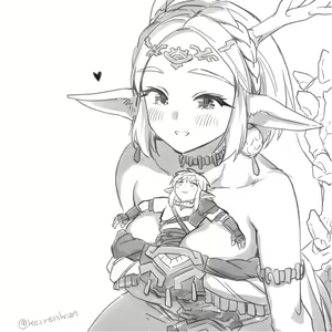Page 128 of Zelda art - 松本痙  @keirenkun - preview thumbnail