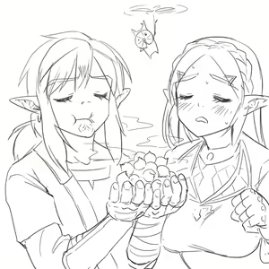 Page 285 of Zelda art - 松本痙  @keirenkun - preview thumbnail