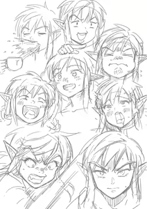 Page 484 of Zelda art - 松本痙  @keirenkun - preview thumbnail