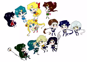 Page 22 of sailor moon art compilation - preview thumbnail