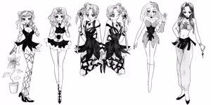 Page 44 of sailor moon art compilation - preview thumbnail
