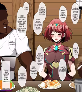 Ippuku Morareta Homura | Dinnertime Pyra — hentai manga cover on Fhentai