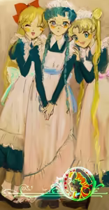 Page 38 of sailor moon art compilation - preview thumbnail