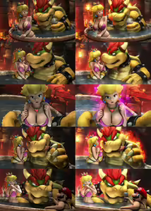 Page 34 of Bowser and the princesses - preview thumbnail