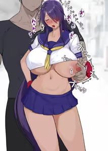 Page 20 of 堕ち済み関羽さん、路上でチンピラ彼氏とメス顔でイチャつきまくって発情してしま - preview thumbnail