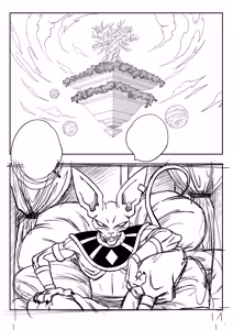 Page 7 of VIDEL X BEERUS ARTWORK PROCESS - preview thumbnail