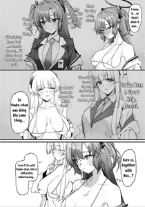Page 3 of Yuuka-chan to Noa-chan to Ichaicha Suru Hon | Flirting and Cuddling with Yuuka-chan and Noa-chan - preview thumbnail