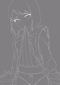 Page 3 of Short Heroine x Black Stockings ~touched on the train~ - preview thumbnail