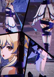 Page 4 of 特殊的演出-芙宁娜和荧（图文） - preview thumbnail