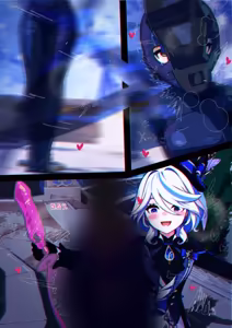 Page 7 of 特殊的演出-芙宁娜和荧（图文） - preview thumbnail