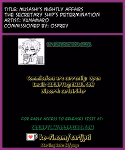 Page 57 of Musashi-san no Yoru Jijou Hisho-kan no Sajikagen-hen | Musashi's Nightly Affairs: The Secretary Ship's Determination - - preview thumbnail