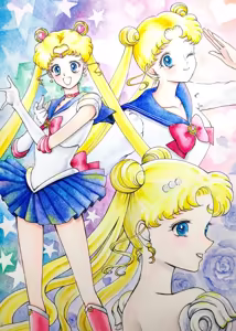 Page 11 of sailor moon art compilation - preview thumbnail