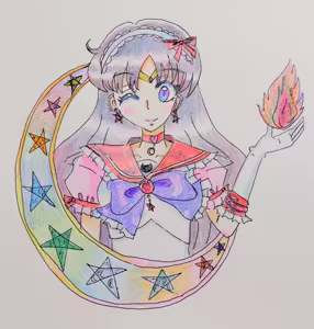Page 18 of sailor moon art compilation - preview thumbnail