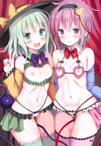 Page 2 of Komeiji Shimai no Docchi no Eroi Show | 古明地姐妹的情趣秀時間 - preview thumbnail