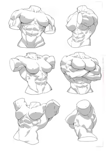 Page 115 of How to Draw a Muscular Girl for the First Time - Master the Key "Muscle Points" - preview thumbnail