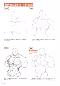Page 122 of How to Draw a Muscular Girl for the First Time - Master the Key "Muscle Points" - preview thumbnail