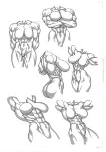 Page 91 of How to Draw a Muscular Girl for the First Time - Master the Key "Muscle Points" - preview thumbnail