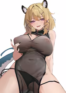 Page 3 of Arknights See-Through China Dress Club Goudou - preview thumbnail