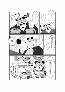 Page 14 of 双子の関西弁虎おっさんが騙されてAV出演する本 - preview thumbnail