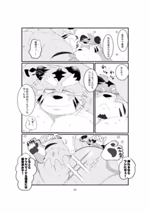 Page 29 of 双子の関西弁虎おっさんが騙されてAV出演する本 - preview thumbnail
