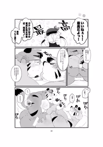 Page 38 of 双子の関西弁虎おっさんが騙されてAV出演する本 - preview thumbnail