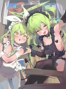 Hikari&Nozomi (uncensored) — hentai manga cover on Fhentai