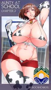 Aunty at School ch 2 - hentai manga cover image