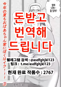 Kotoshi no Natsu mo Obaa-chan-ka ni Boku wa Iku!!! 3 | 올해 여름도 할머니 댁에 나는 간다!!! 3 — hentai manga cover on Fhentai
