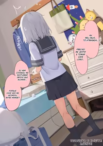 Uma Garota Que não Consegue Parar  de se Masturbar, Mesmo Estando Atrasada — hentai manga cover on Fhentai