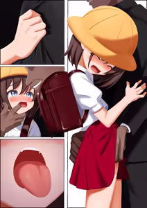Page 45 of Randoseru x Tsuri Skirt x Densha x Osawari - preview thumbnail