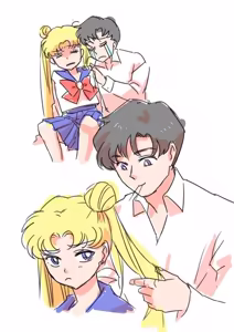 Page 90 of Sailor moon art compilation - preview thumbnail