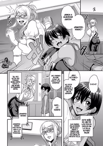 Page 3 of Bakunyuu Hitozuma Kinpatsu Gaikokujin Jokyoushi ga Mura no Inshuu de Kasshoku Shota no Fudeoroshi o Suru Hanashi｜La Historia Sobre Una Profesora Extranjera Rubia De Grandes Pechos Que Se Come A Un Shota Moreno Segun La Costumbre De Un Pueblo - preview thumbnail