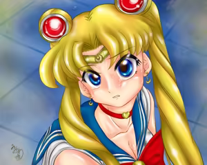 Page 36 of sailor moon art compilation - preview thumbnail