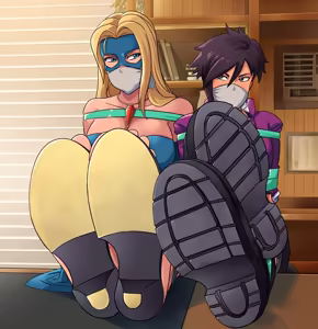 Page 16 of Lostonezero Blonde Blazer and Invisigal! - preview thumbnail