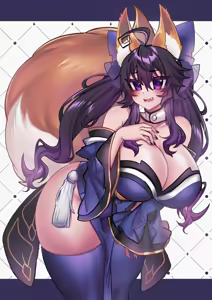 Nyarla do Tamamo cosplay — hentai manga cover on Fhentai