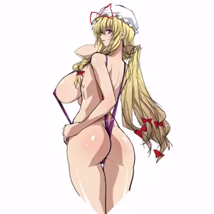 Page 75 of Yakumo Yukari (Touhou Project) Ass Collection - preview thumbnail