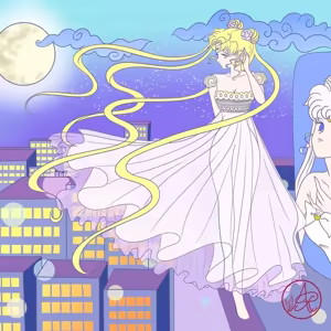 Page 114 of Sailor moon art compilation - preview thumbnail