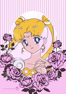 Page 128 of Sailor moon art compilation - preview thumbnail