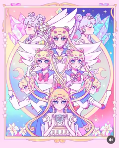 Page 182 of Sailor moon art compilation - preview thumbnail