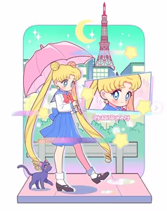Page 187 of Sailor moon art compilation - preview thumbnail