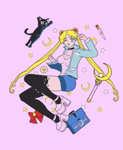 Page 211 of Sailor moon art compilation - preview thumbnail