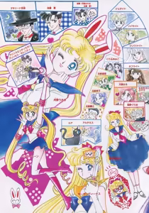 Page 214 of Sailor moon art compilation - preview thumbnail