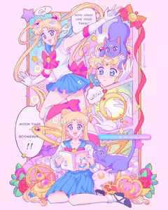 Page 249 of Sailor moon art compilation - preview thumbnail