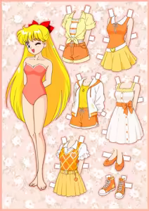 Page 260 of Sailor moon art compilation - preview thumbnail